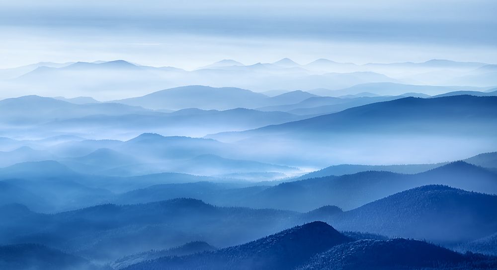 Rhythm of Mountains art print by Mei Xu for $57.95 CAD