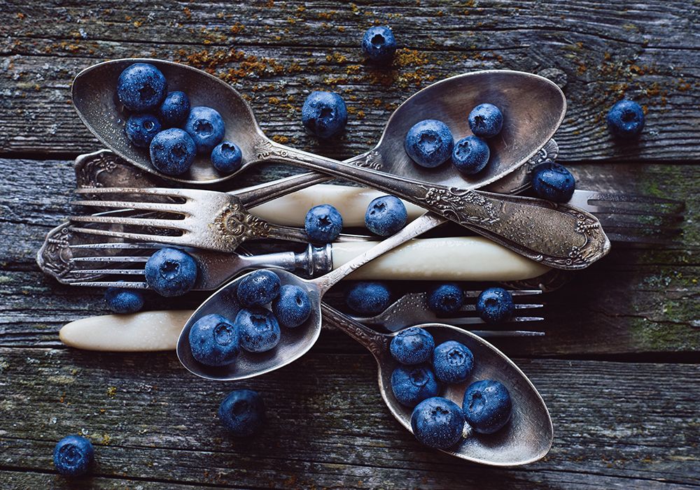 Spoonsablueberry art print by Aleksandrova Karina for $57.95 CAD