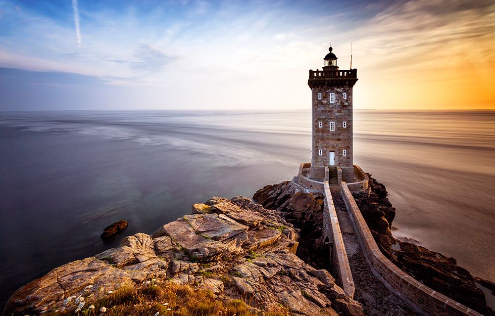 Phare de Kermorvan II art print by Katrin Blumenschein for $57.95 CAD