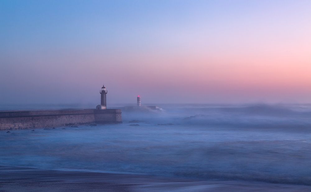 Lighthouse In Porto-Portugal. art print by Adrian Nunez for $57.95 CAD
