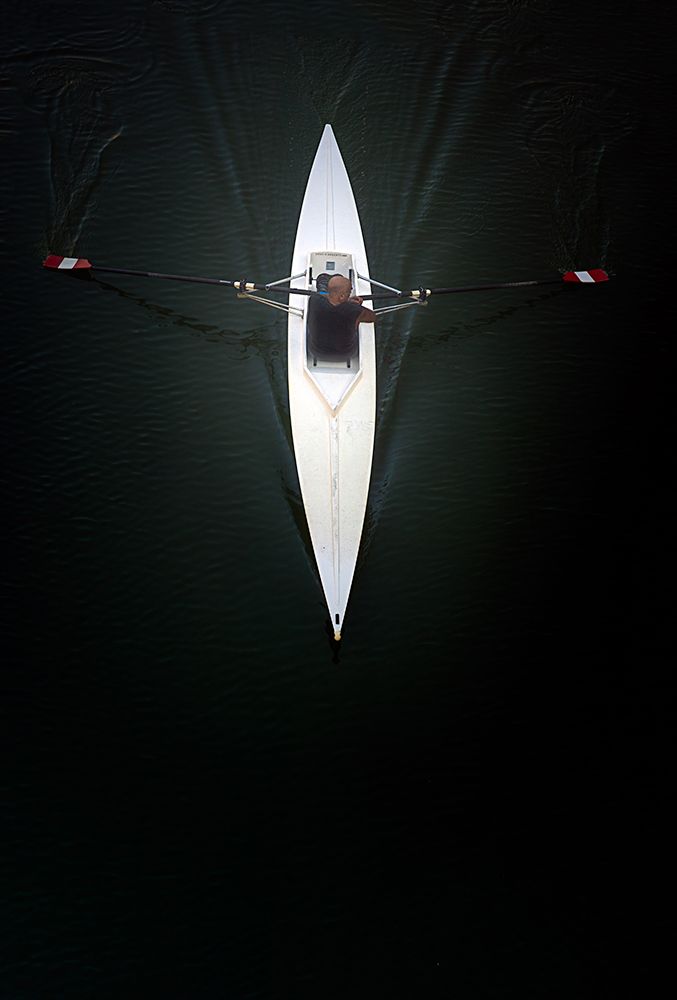 The rower of the Arno River art print by Santiago Pascual Buye for $57.95 CAD