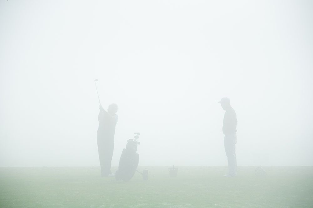 Golflesson art print by Markus Huber for $57.95 CAD