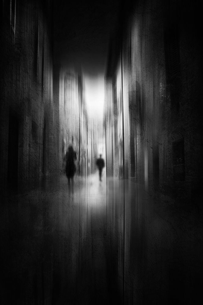 Figures in the alley art print by Nicodemo Quaglia for $57.95 CAD