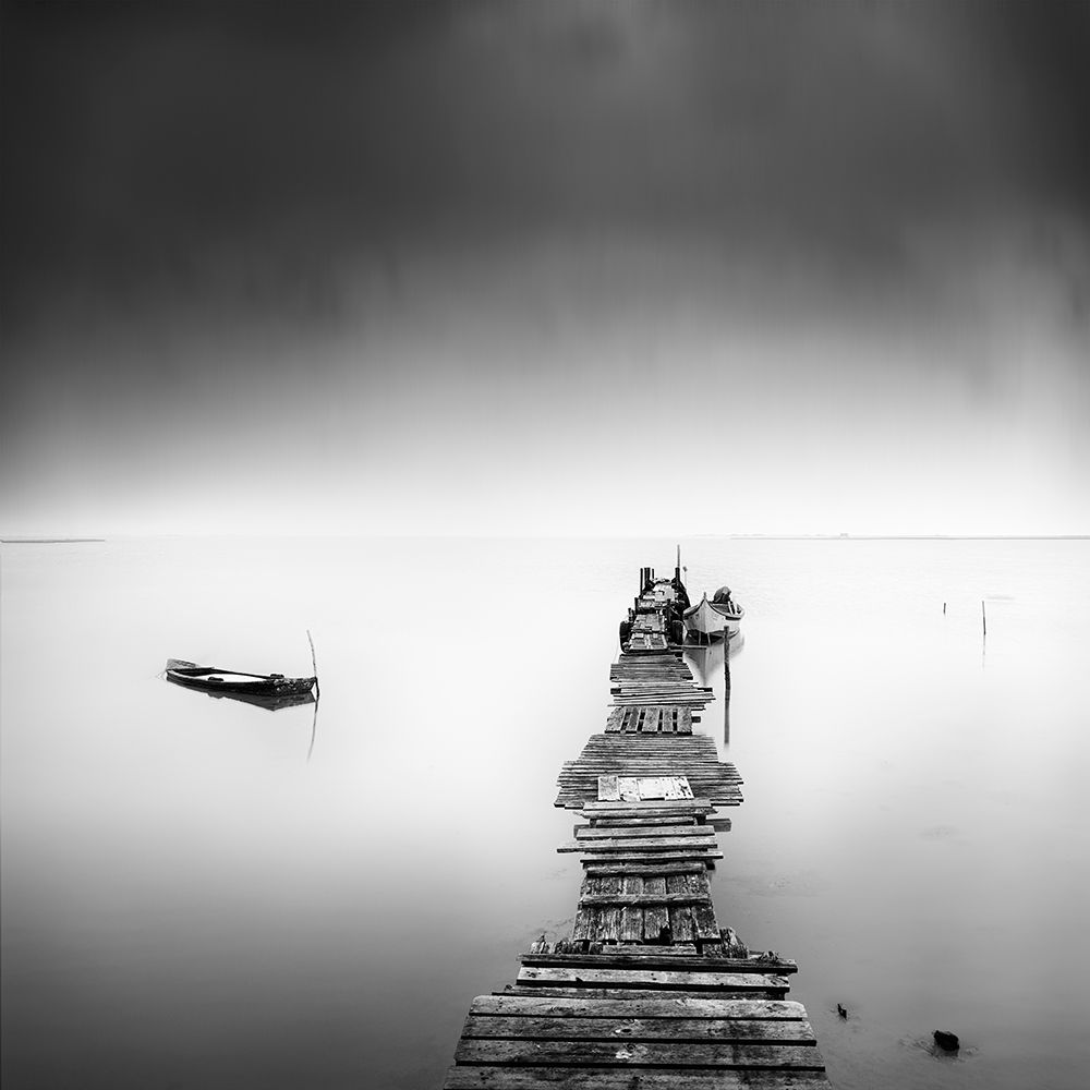 Pier and Boats 2 art print by George Digalakis for $57.95 CAD