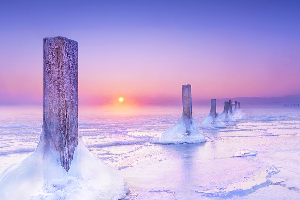 Icy Harbour art print by Ulrike Eisenmann for $57.95 CAD