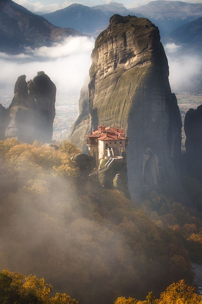 Misty Meteora art print by Konstantinos Lagos for $57.95 CAD