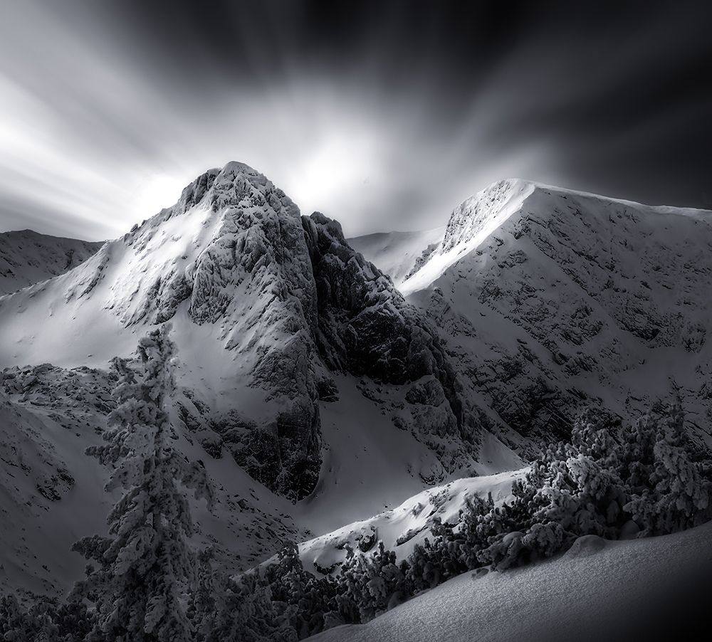Winter in Rila Mountain art print by Albena Markova for $57.95 CAD