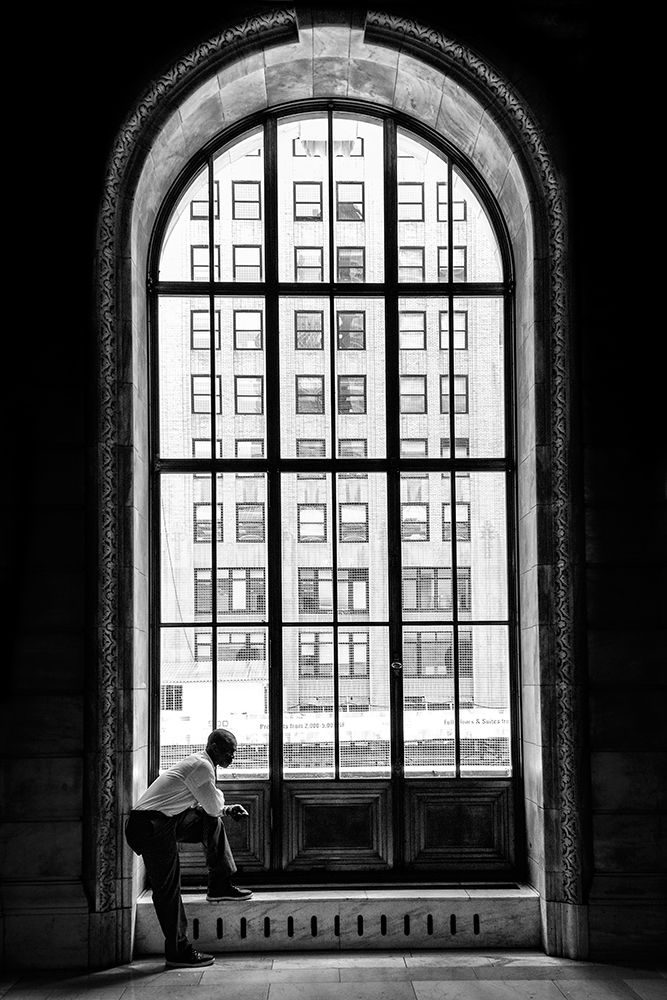 A lonely man art print by Massimo Della Latta for $57.95 CAD