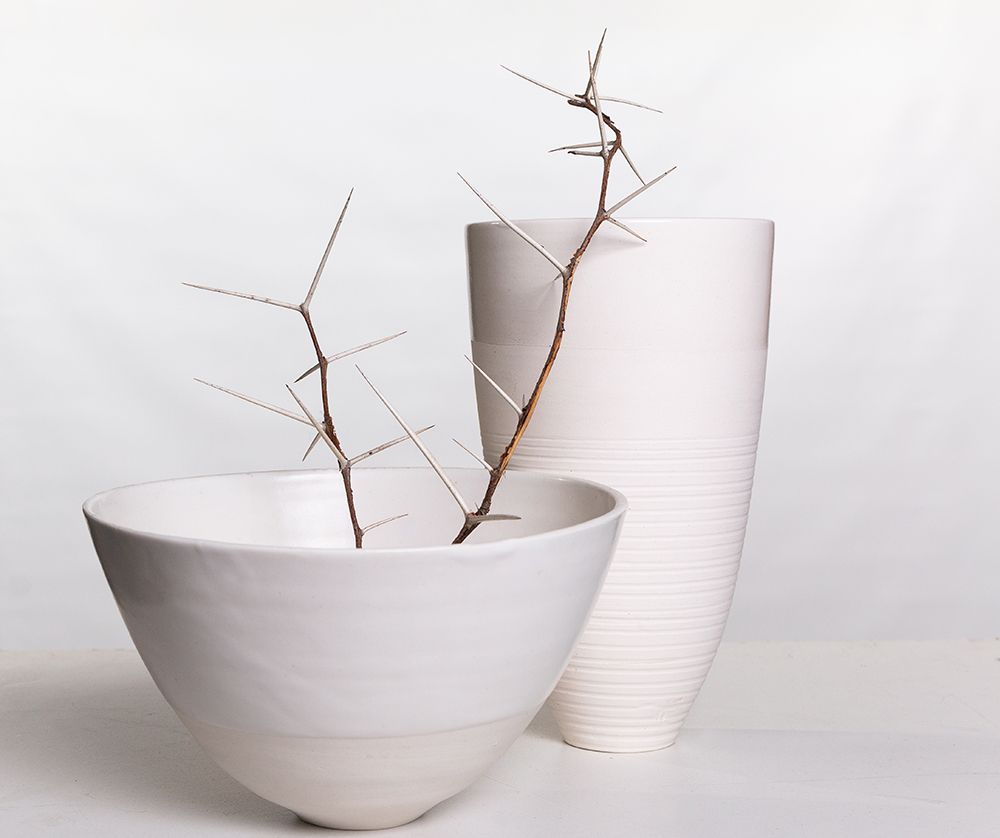 Porcelain and thorns art print by Pamela Brighton for $57.95 CAD