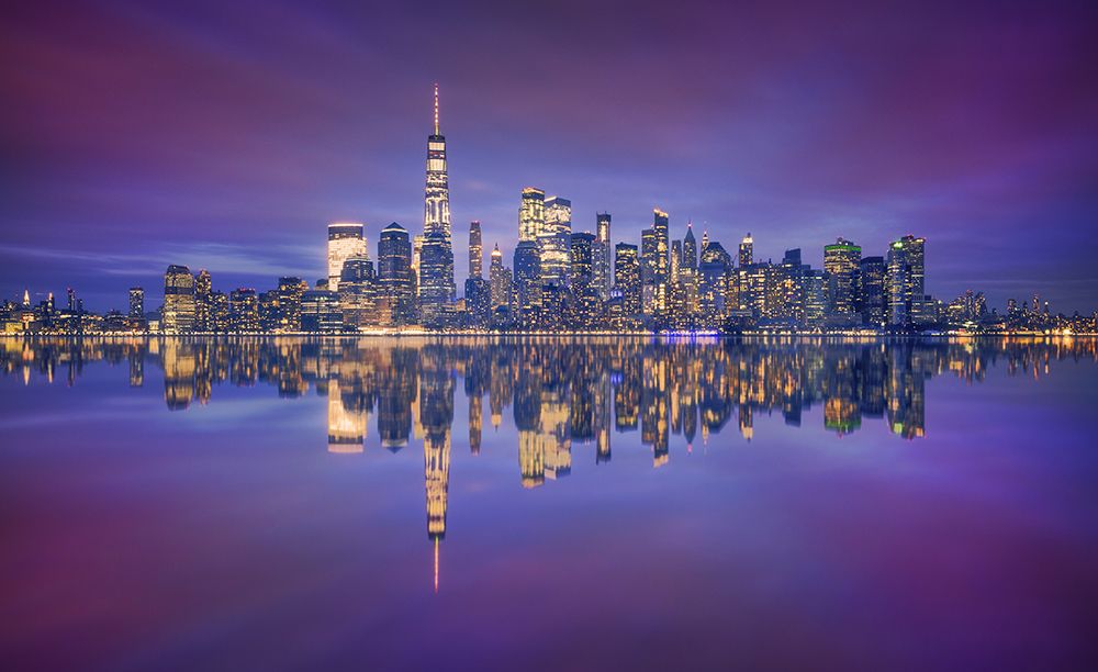 Skyline from NJ art print by Carlos F. Turienzo for $57.95 CAD