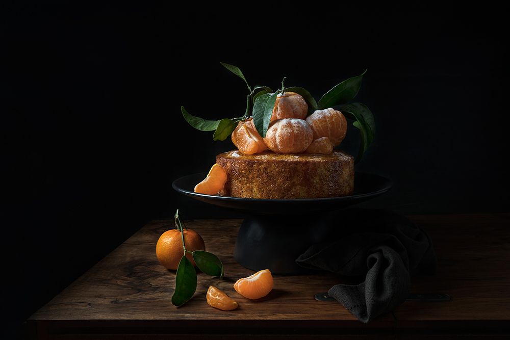Polenta Cake With Sweet Mandarines art print by Diana Popescu for $57.95 CAD