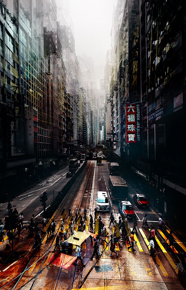 Streets Of Hong Kong art print by Carmine Chiriaco for $57.95 CAD
