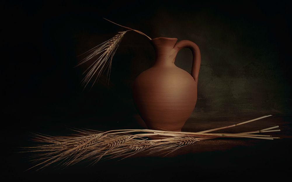 Shadows And Wheat art print by Cicek Kiral for $57.95 CAD