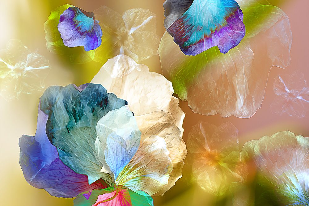 Floating petals art print by Ludmila Shumilova for $57.95 CAD