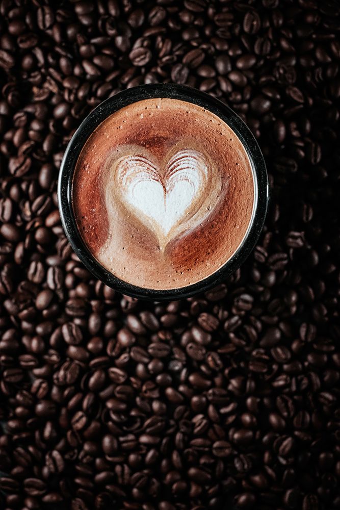 Love Latte art print by Ronaldnovianus for $57.95 CAD