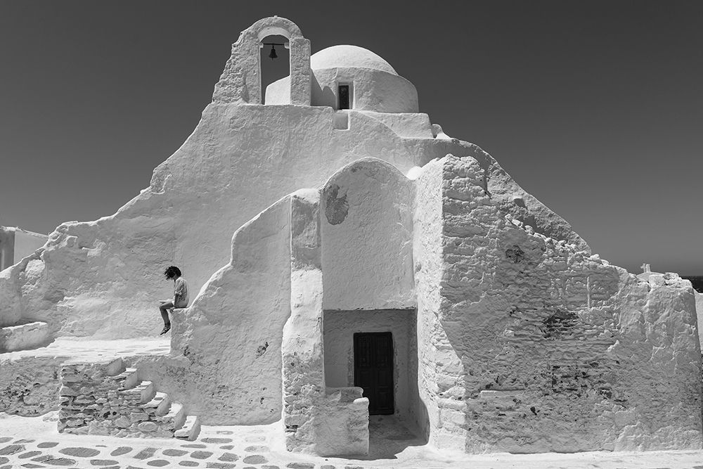 Paraportiani,Mykonos-Greece art print by Charles Cho for $57.95 CAD