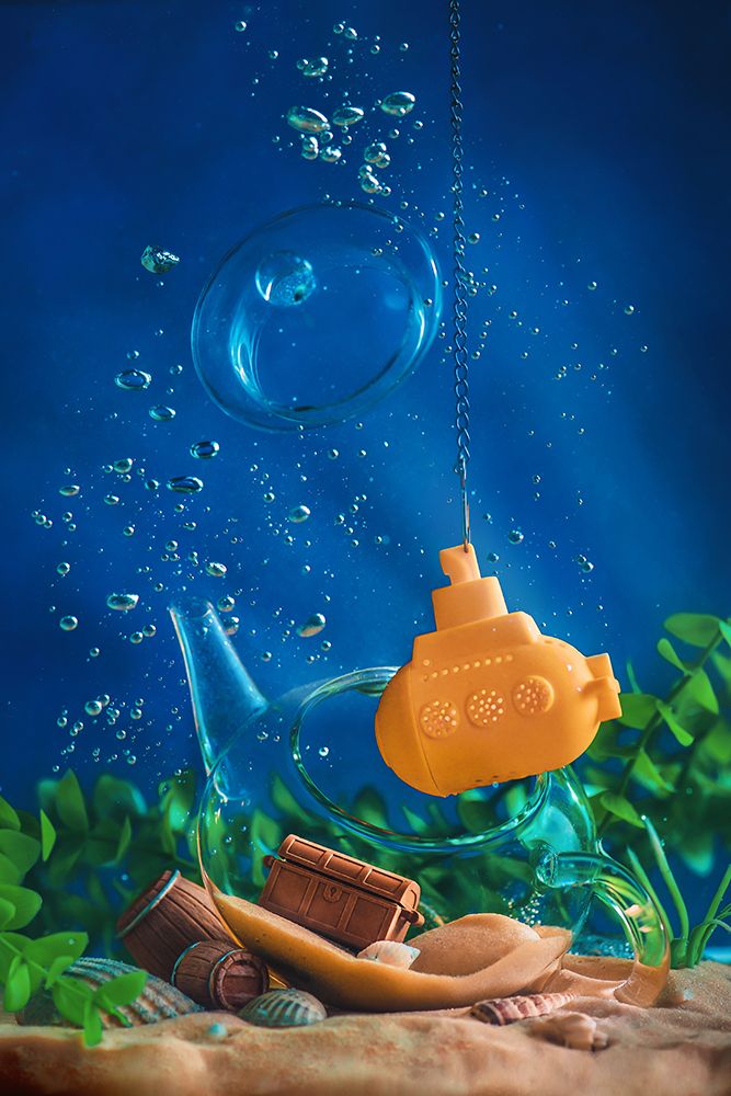 Underwater Teatime art print by Dina Belenko for $57.95 CAD