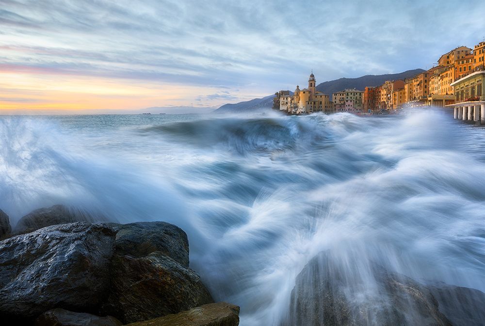 Sea storm art print by Fiorenzo Carozzi for $57.95 CAD