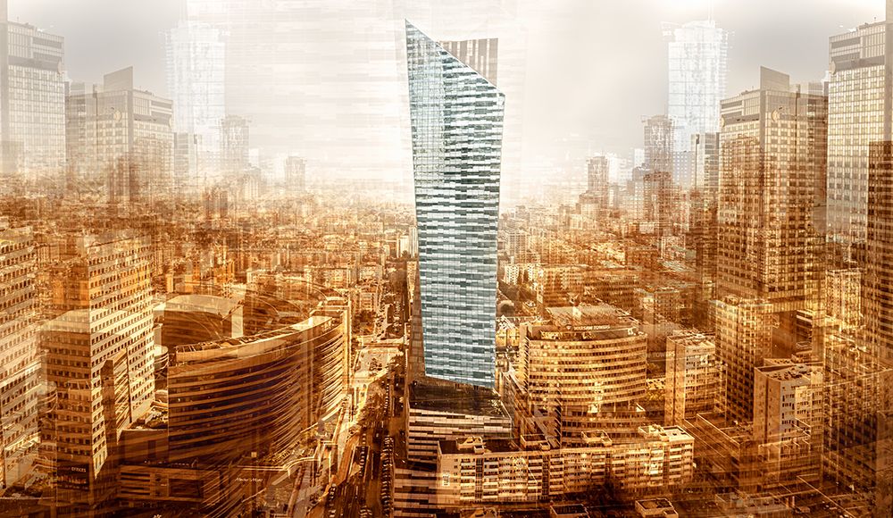 Warsaw Towers art print by Marc Huybrighs for $57.95 CAD
