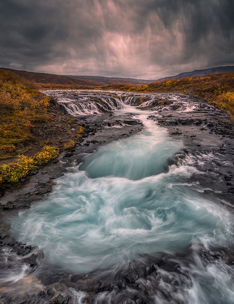 Bruarfoss art print by Larry Deng for $57.95 CAD