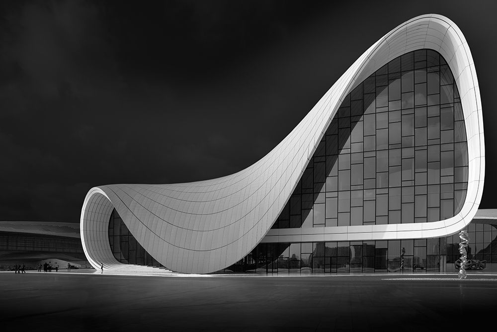 Curved lines art print by Olavo Azevedo for $57.95 CAD