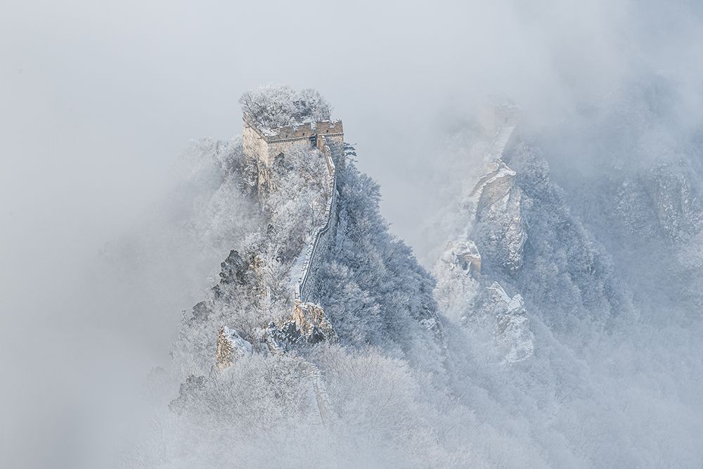Ice and snow the Great Wall art print by Simoon for $57.95 CAD