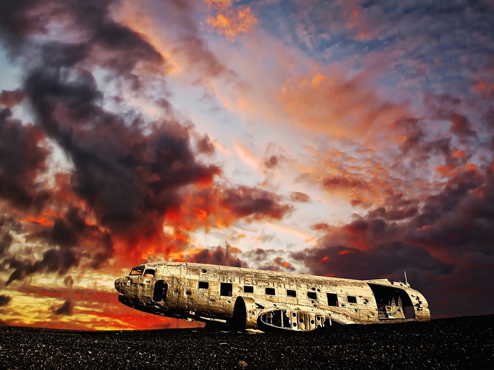 Remains Of An Aircraft art print by Torsteinn H. Ingibergsson for $57.95 CAD