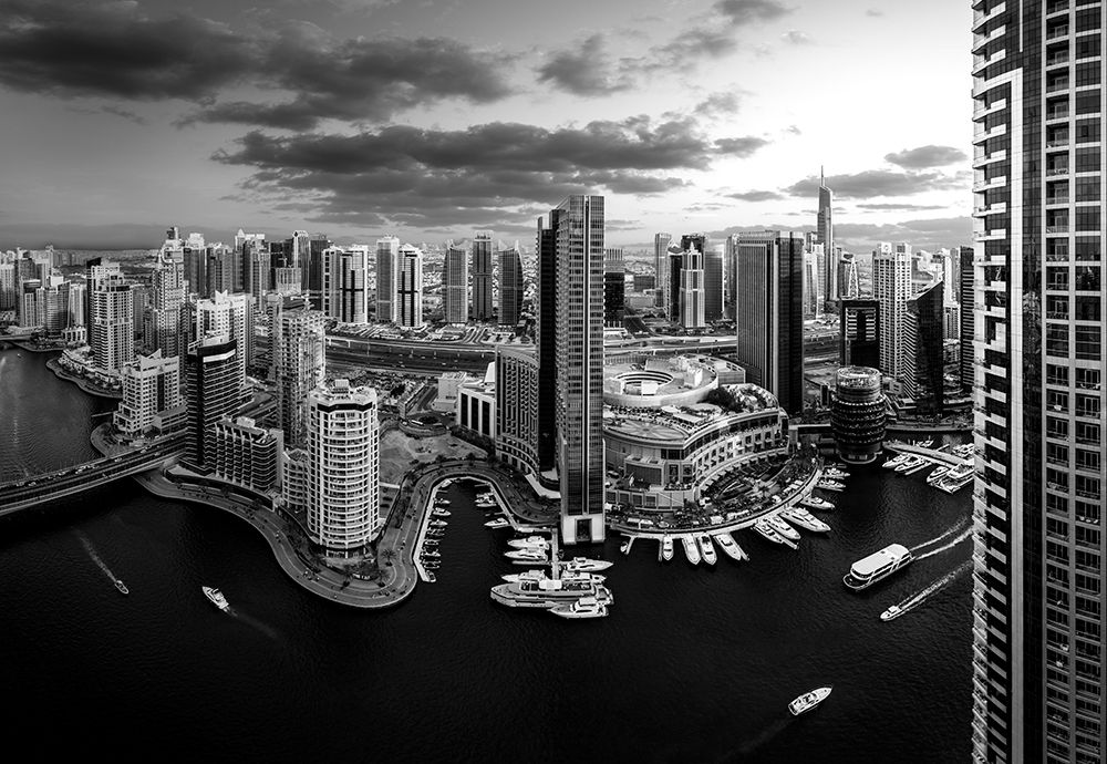 Dubai Marina art print by Khalid Jamal for $57.95 CAD