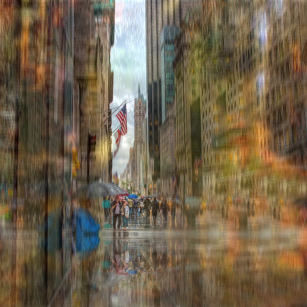 rain in NY art print by Anette Ohlendorf for $57.95 CAD