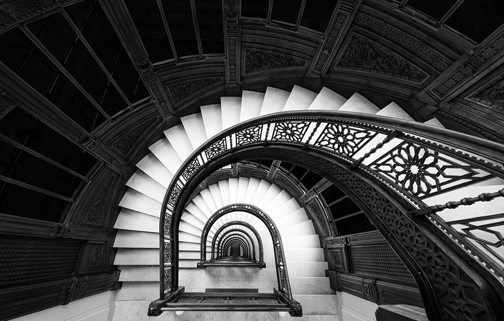 Staircase art print by Henry Zhao for $57.95 CAD
