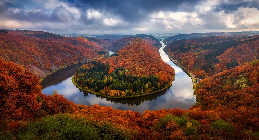 Horseshoe in Fall art print by Sus Bogaerts for $57.95 CAD