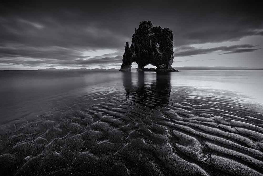 Dawn At Rhino Rock Black-White art print by Sunny Ding for $57.95 CAD