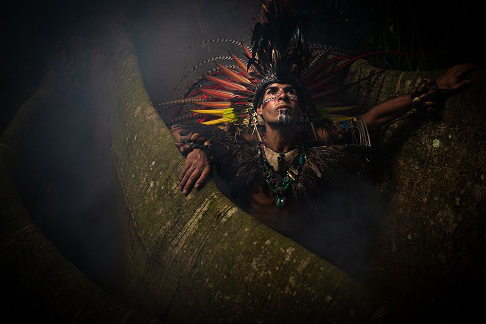 Mexica Warrior - Morning Hunt art print by Ali Khataw for $57.95 CAD