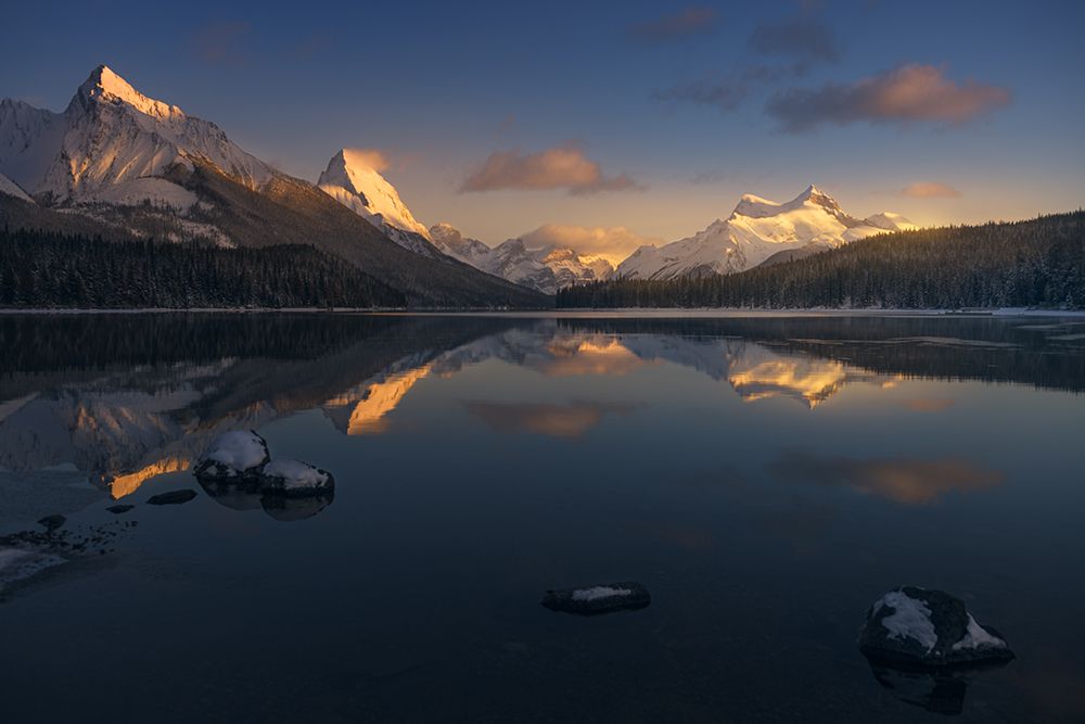 Maligne Lake art print by David Martin Castan for $57.95 CAD