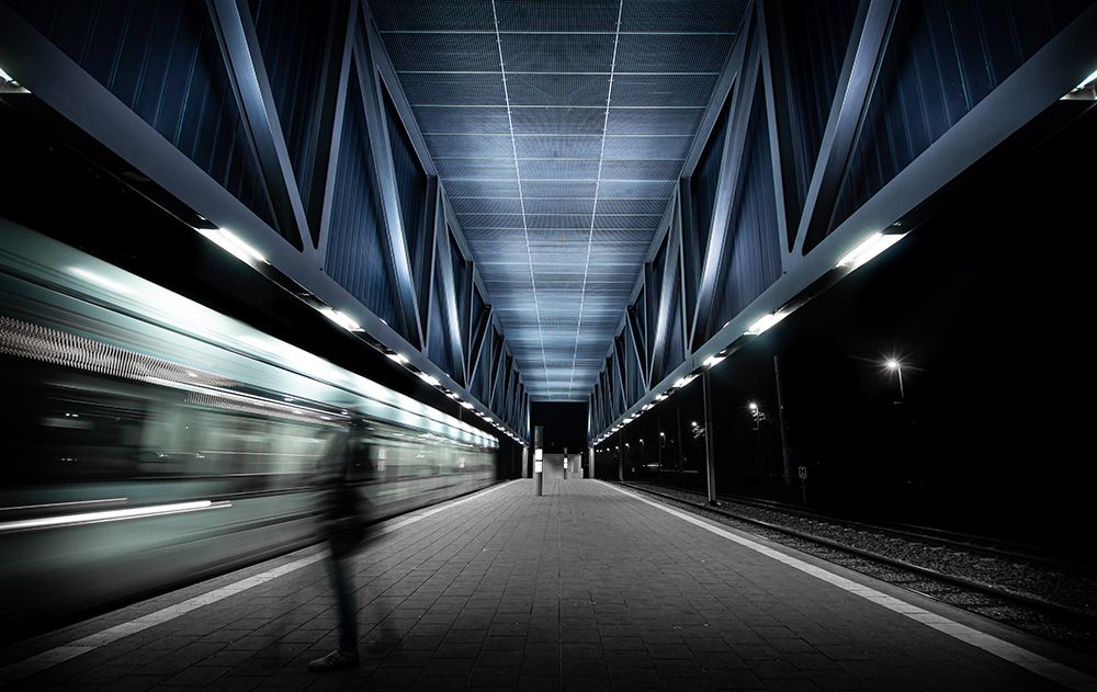 ... Metro Station art print by Jorg Vollrath for $57.95 CAD