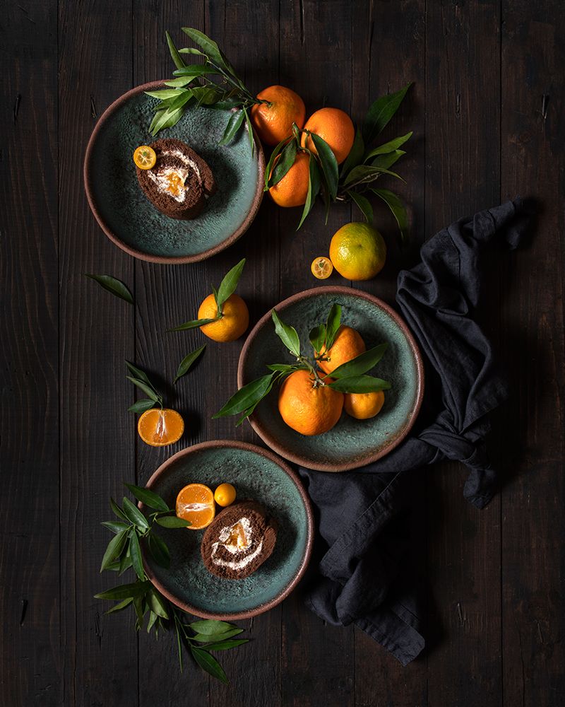 Mandarine chocolate roll art print by Diana Popescu for $57.95 CAD