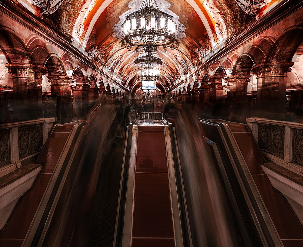 Russian metro station series 15 art print by Carmine Chiriaco for $57.95 CAD