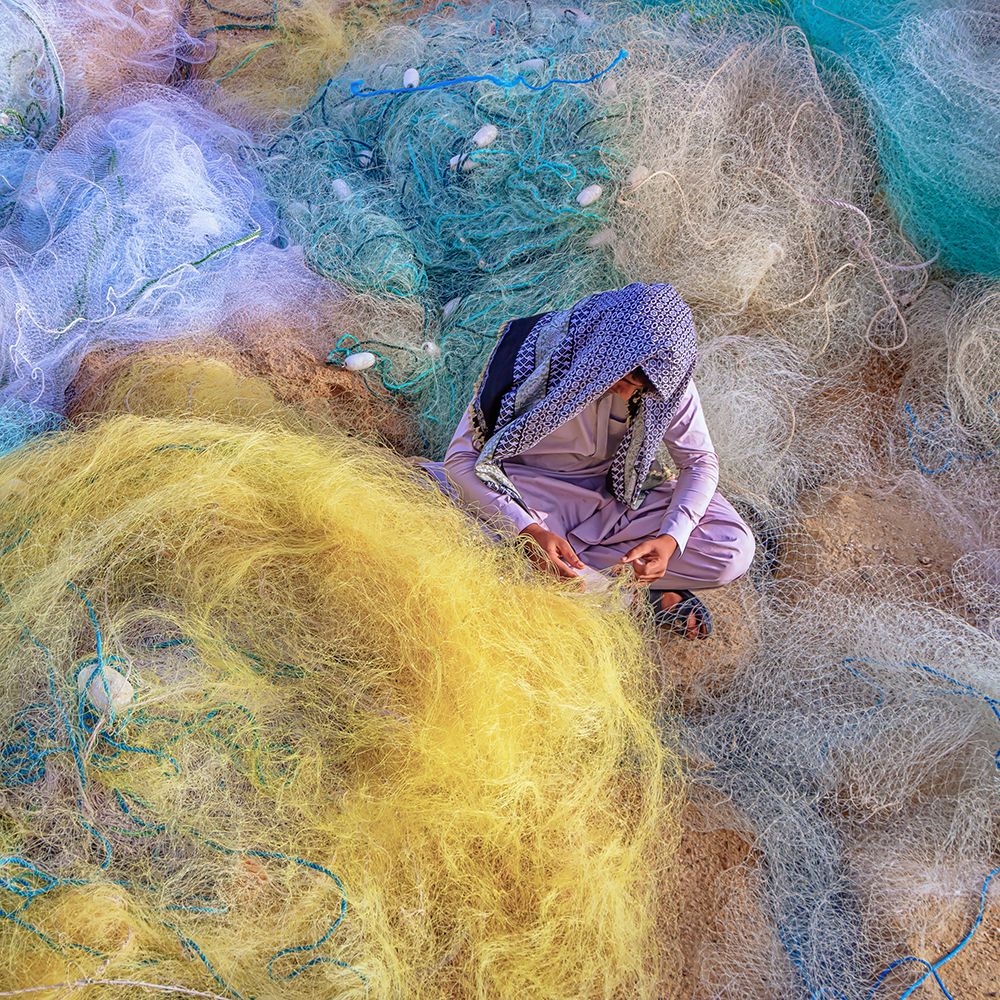 Net Weaver art print by Shahabeddin Montazeri for $57.95 CAD