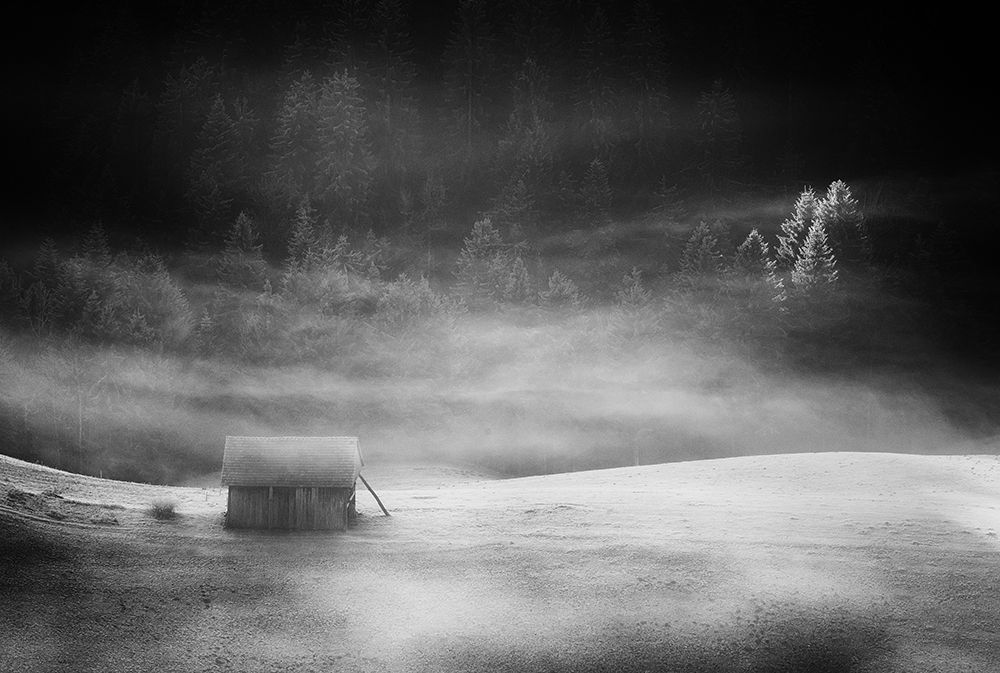 The hut art print by Ales Komovec for $57.95 CAD