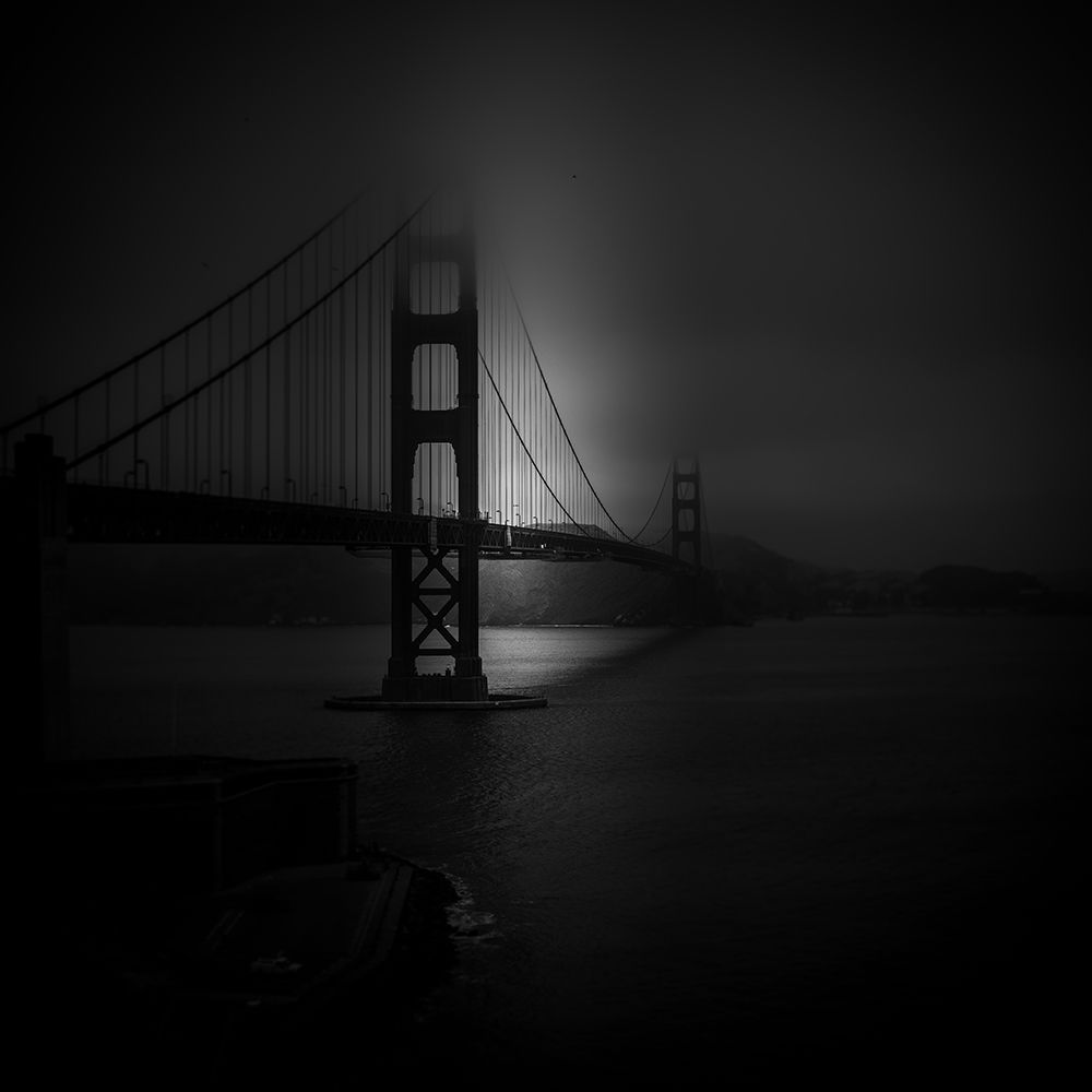 Golden Gate - Night Study art print by Stefan Buder for $57.95 CAD