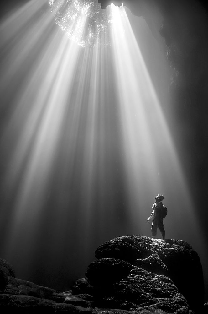 Jomblang Cave art print by Felix Dharma Yudhi for $57.95 CAD