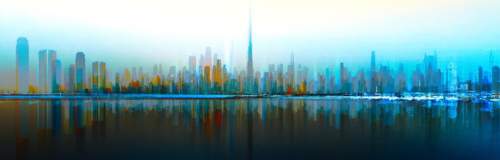 Dubai Skyline Day art print by Carmine Chiriaco for $57.95 CAD