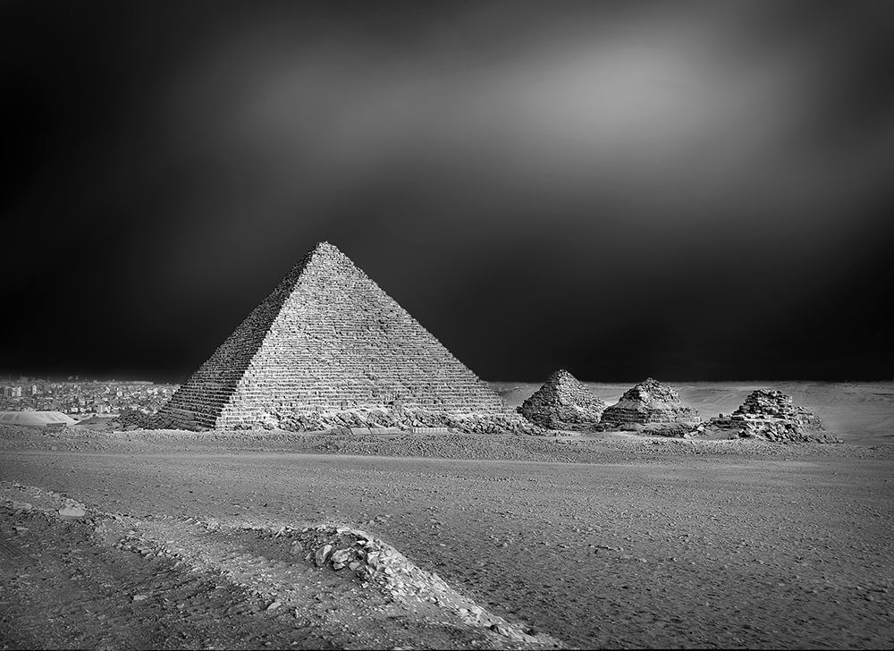 Pyramids art print by Essam Abdollh Al for $57.95 CAD