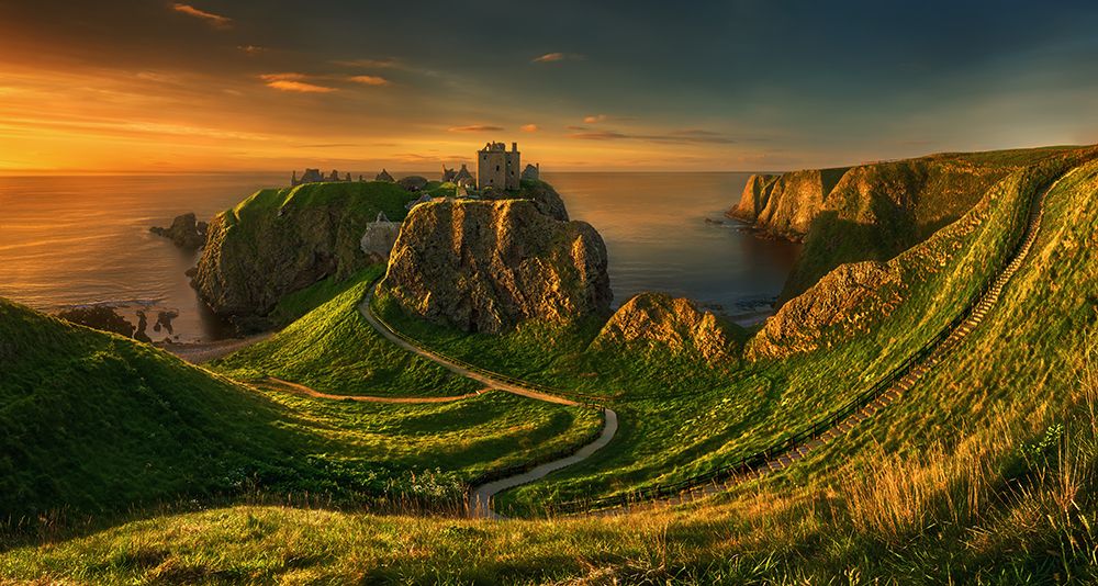 Dunnottar... art print by Krzysztof Browko for $57.95 CAD