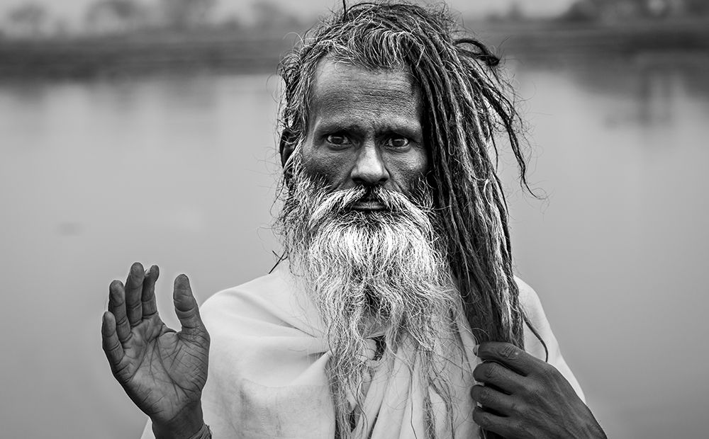 Portrait of a Sadhu art print by Rahulpurohit for $57.95 CAD