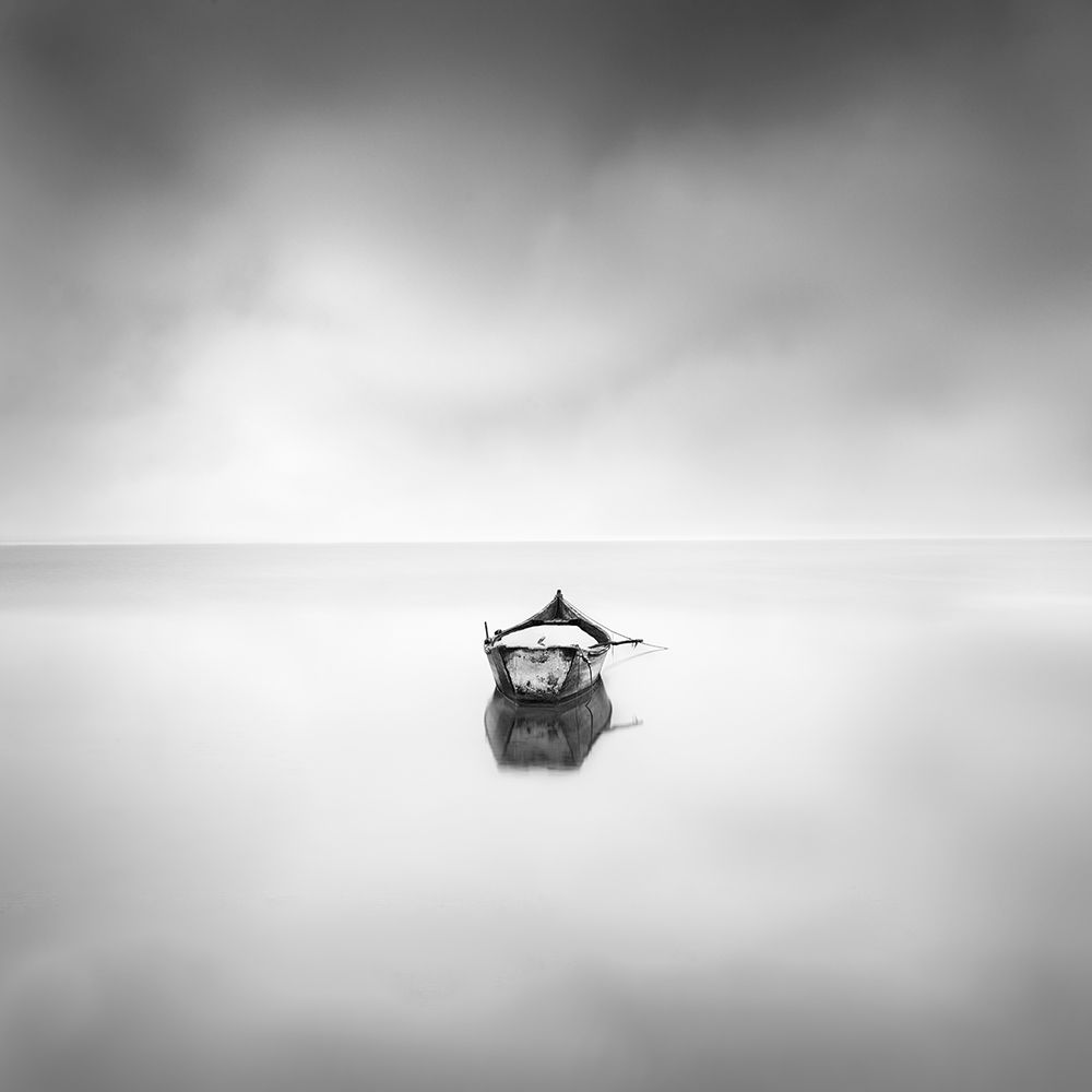 Lonely Boat art print by George Digalakis for $57.95 CAD