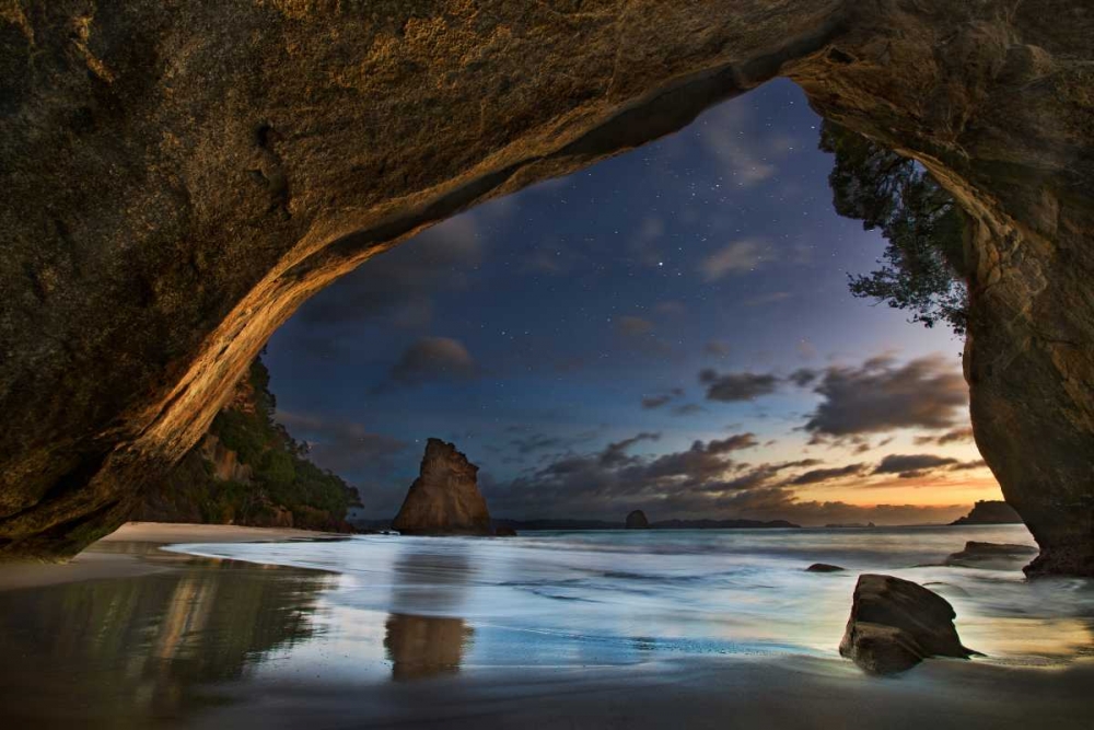 Cathedral Cove art print by Yan Zhang for $57.95 CAD