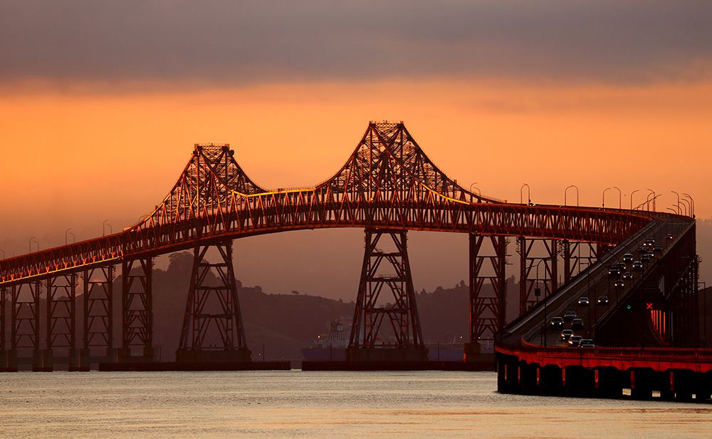 Sunrise on the San Francisco Bay art print by Robin Wechsler for $57.95 CAD