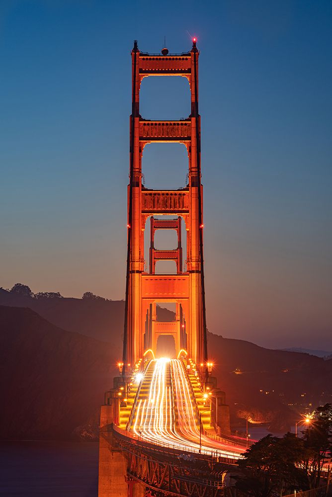 Golden Gate Bridge art print by Ron Langager for $57.95 CAD