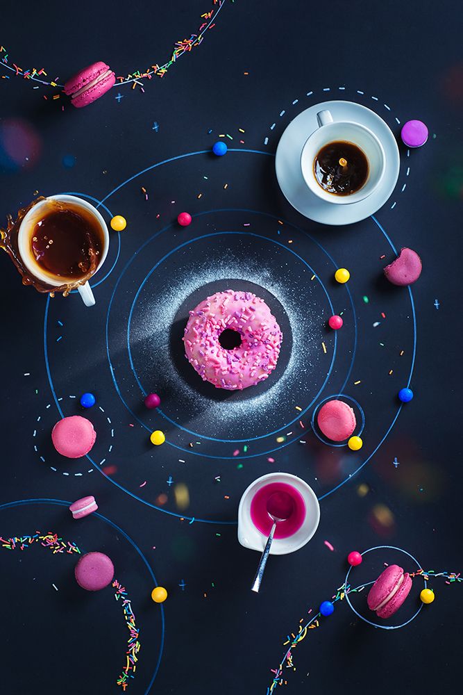 Space Donut art print by Dina Belenko for $57.95 CAD
